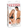 Fetish Fantasy Series For Him or Her 6 " Hollow Strap-On Beige/Black