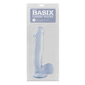 Basix Rubber Works 12 " Dong With Balls & Suction Cup Clear