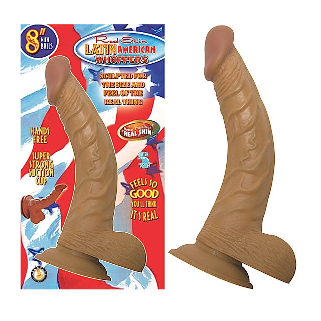 Latin American Whoppers 8" Dong With Balls