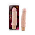 X5 Plus Hard On Realistic 9 " Vibrating Dildo Beige