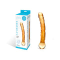 Glas 7.5 " Orange Tickler Glass Dildo