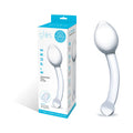 Glas 8 " Pure Indulgence Anal Slider Prostate Stimulating Glass Dildo
