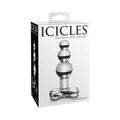 Icicles No. 47 Beaded 4 " Glass Anal Plug Clear