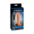 Fantasy X-tensions Vibrating Real Feel 1 " Extension With Ball Strap Beige