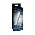 Fantasy X-tensions Vibrating Super Sleeve 1 " Extension With Ball Strap Clear