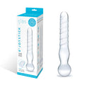 Glas 8 " Joystick Clear Glass Dildo