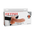 Fetish Fantasy Series 7 " Hollow Strap-On with Balls Beige/Black
