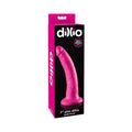 Dillio 7 " Slim Realistic Dildo With Suction Cup Pink