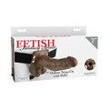 Fetish Fantasy Series 7 " Hollow Strap-On with Balls Brown/Black