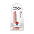 King Cock 6 " Cock With Balls Realistic Suction Cup Dildo Beige