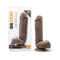 Dr. Skin Mr. D Realistic 8.5 " Dildo with Balls Brown