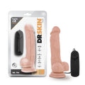 Dr. Skin Dr. Tim Realistic 7.5 " Vibrating Dildo with Balls Beige