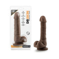 Dr. Skin Basic 7 Realistic 7.75 " Dildo with Balls Brown