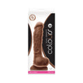 Colours Dual Density 8 " Dildo Brown