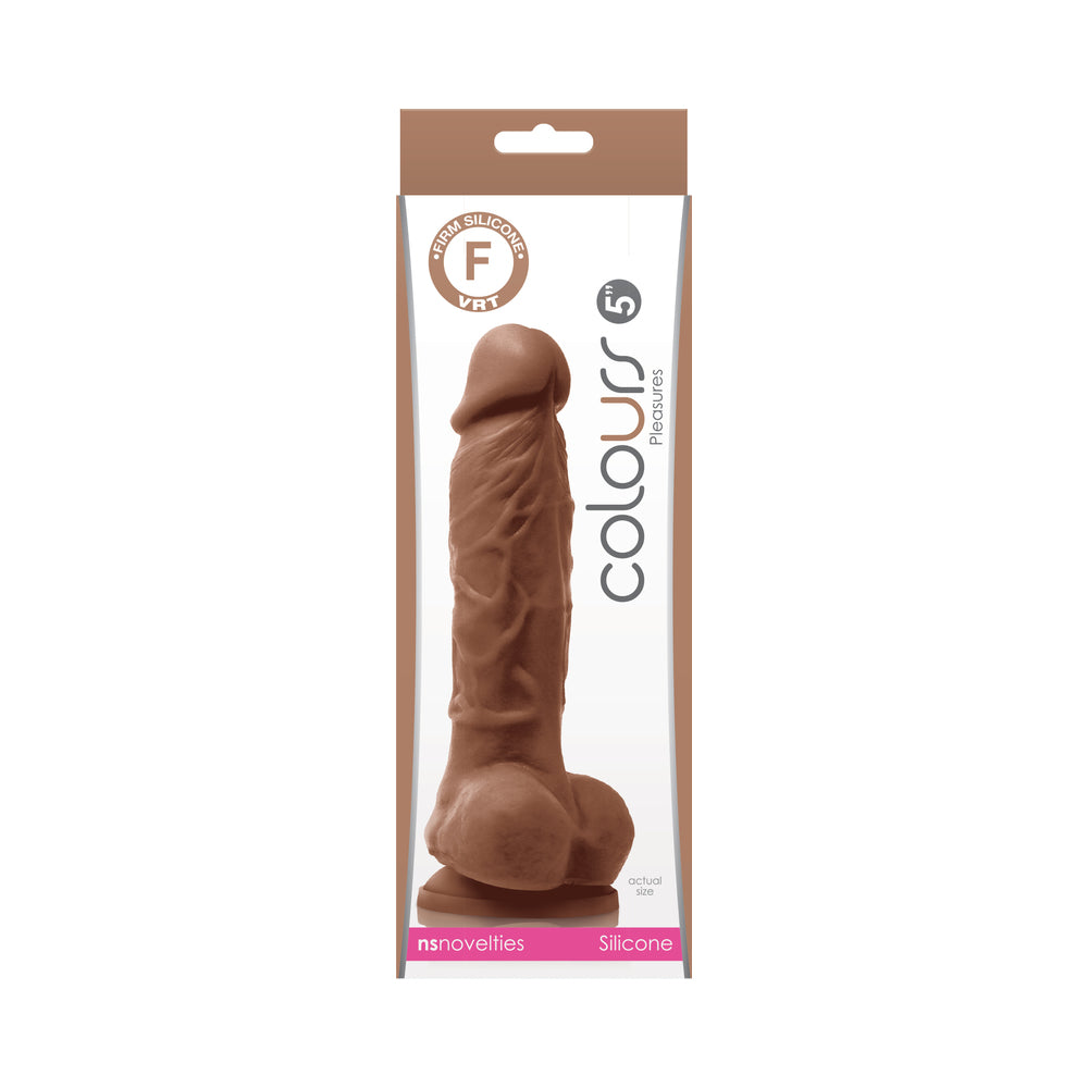 Colours Pleasures 5 " Dildo Brown