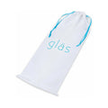 Glas 6 " Curved G-Spot Glass Dildo Blue