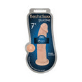 Curve Toys FLESHSTIXXX  7 " Posable Silicone Dildo with Suction Cup Beige