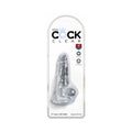 King Cock Clear 4 " Cock With Balls Realistic Suction Cup Dildo