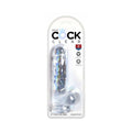 King Cock Clear 6 " Cock With Balls Realistic Suction Cup Dildo