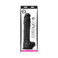 Colours Pleasures 10 " Dildo Black