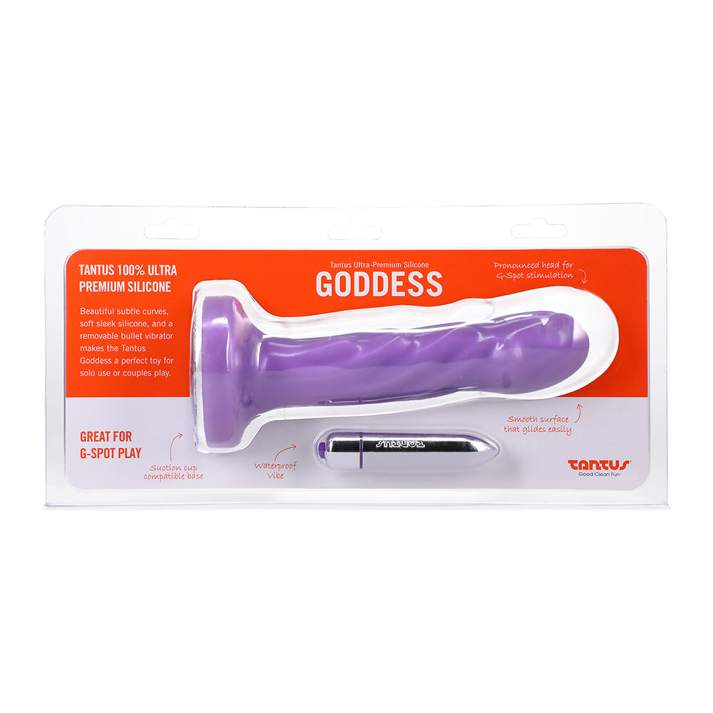 Tantus Goddess Vibrating 6.25 " Dildo Lavender