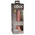 King Cock Elite 7 " Dual Density Silicone Cock Realistic Dildo With Suction Cup Beige