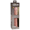 King Cock Elite 11 " Dual Density Silicone Cock Realistic Dildo With Suction Cup Beige