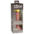 King Cock Elite 6 " Vibrating Realistic Dildo With Suction Cup Beige