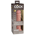 King Cock Elite 8 " Vibrating Realistic Dildo With Suction Cup Beige