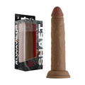 Shaft Model J: 7.5 " Dual Density Silicone Dildo Oak