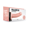 RealRock Realistic 6 " Hollow Strap-On Beige