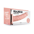 RealRock Realistic 8 " Hollow Strap-On Beige