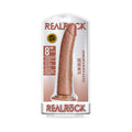 RealRock Realistic 8 " Slim Dildo With Suction Cup Tan