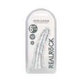 RealRock Crystal Clear Slim 6 " Dildo Clear