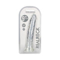 RealRock Crystal Clear Slim 9 " Dildo Clear