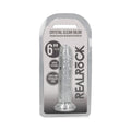 RealRock Crystal Clear Straight 6 " Dildo Without Balls Clear