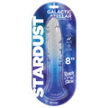 Stardust Galactic Stellar Textured 8 " Jelly Fantasy Dildo Crystal Blue