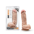 Dr. Skin Mr. D Realistic 8.5 " Dildo with Balls Beige