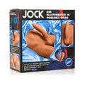 Jock Ass Masturbator with Posable 7 " Dildo Medium