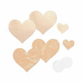 Nippies Basic Creme Hearts Pasties Size C