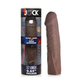 Jock Extra Long Penis Extension Sleeve 1.5 " Dark