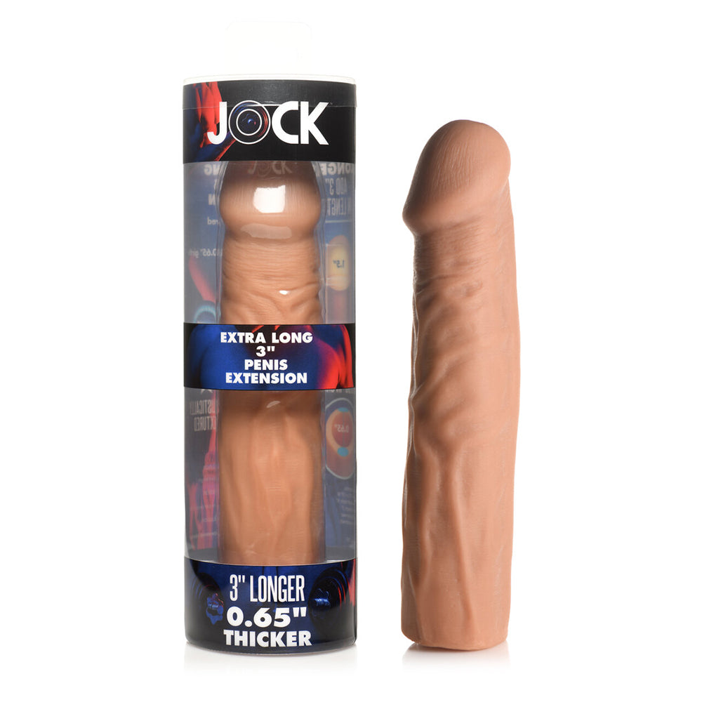 Jock Extra Long Penis Extension Sleeve 3 " Medium
