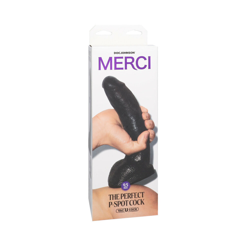Merci The Perfect P-Spot Cock 9.5 " Dildo with Removable Vac-U-Lock Suction Cup