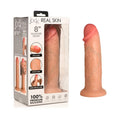 Jock Real Skin Silicone Dildo 8 " Light