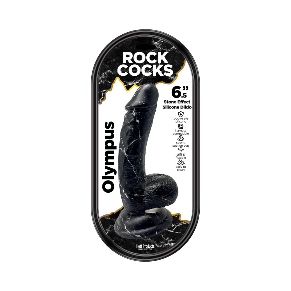 Rock Cocks Olympus Marble Silicone Dildo 6.5 "