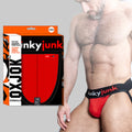 Oxballs Oxjok Hunker Comfy-Pouch Slider-Strap Jock Red Hot XL