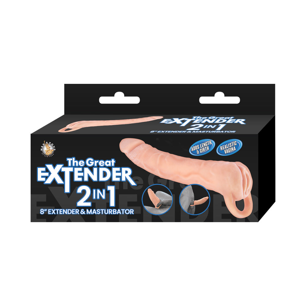 The Great Extender 2-in-1 Extender & Masturbator 8 "