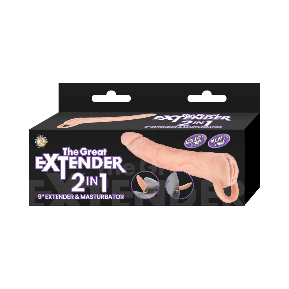 The Great Extender 2-in-1 Extender & Masturbator 9 "