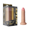 Shaft Vibrating Model J: 6.5 " Dual Density Silicone Dildo Pine