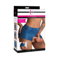 Strap U Booty Shorts Dildo Silicone Strap-On Harness 6 " Medium